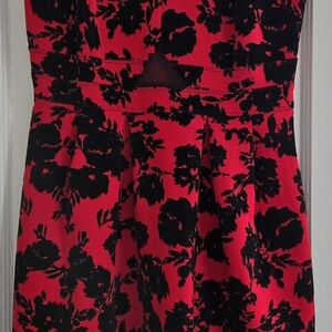 Enfocus Studio Red and Black Dress